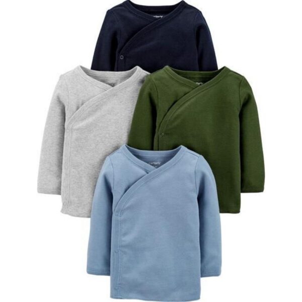 Carter's Baby Boys 4-Pack Cotton Kimono Tees