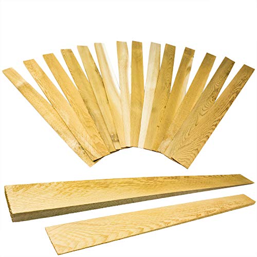 Pro Projects Extra Long 15in Tapered Cedar Wood Shims, 13 Pack. Perfect Weather Resistant Home Improvement Tool for Installing Doors, Windows, & Cabinets, Leveling Floors & DIY Remodeling Projects